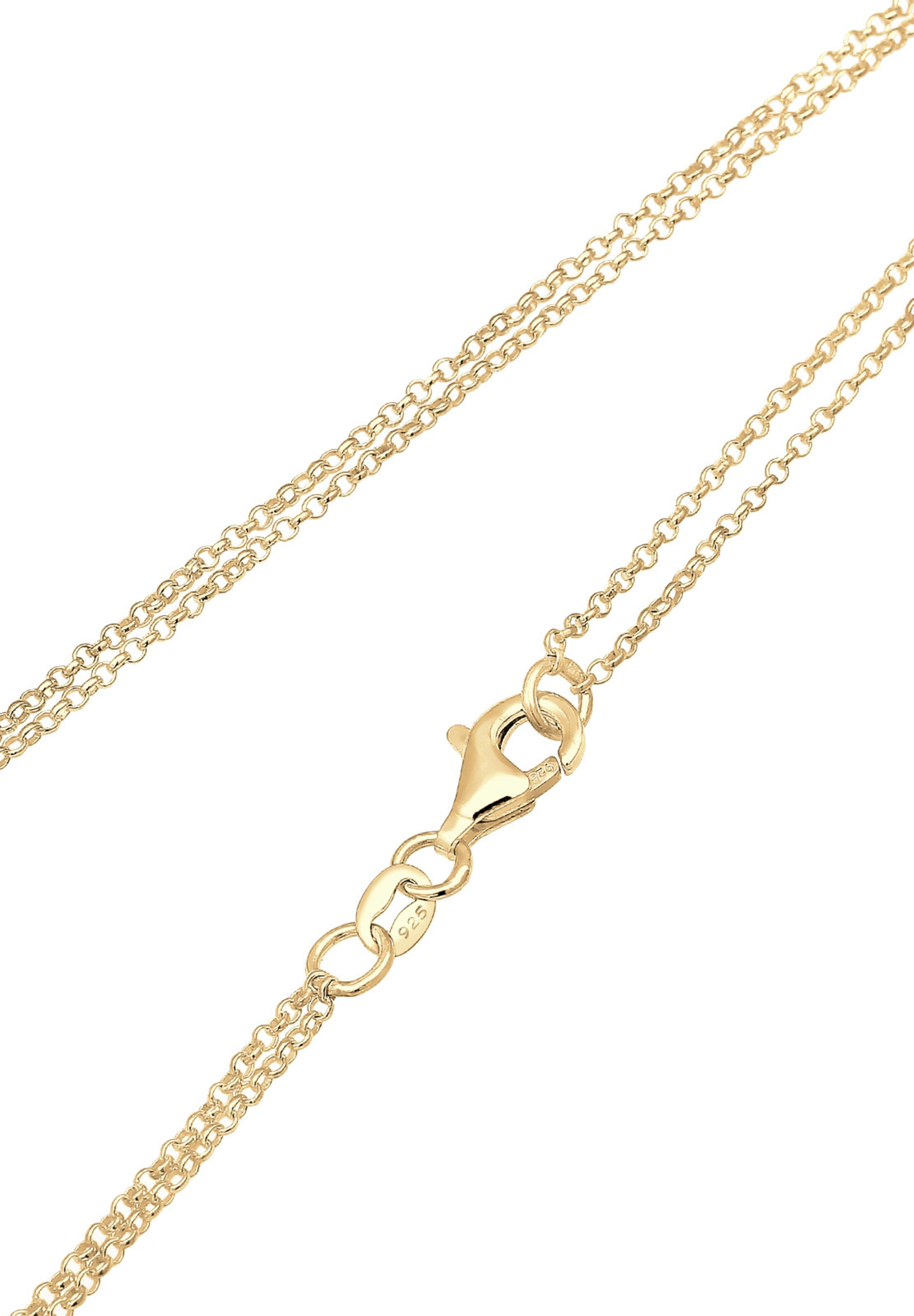 ELLI Jewelry set 'Geo, Kreis' in Gold