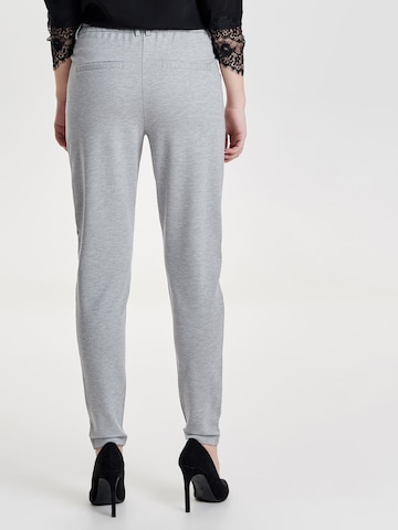 ONLY Slim fit Pleat-front trousers 'Poptrash' in Grey