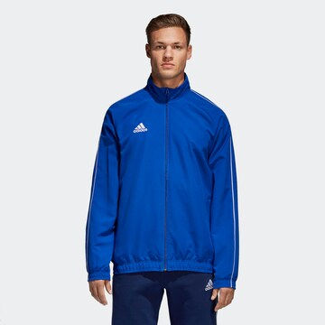 ADIDAS SPORTSWEAR Trainingsjack 'Core 18' in Blauw: voorkant