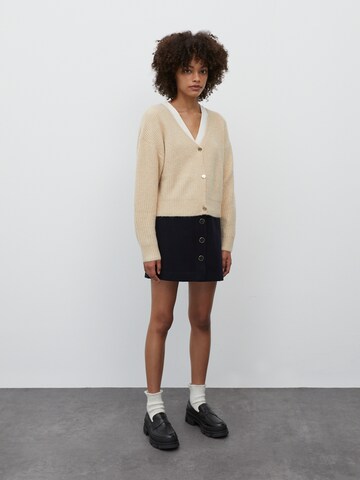 EDITED Knit Cardigan 'Ronja' in Beige