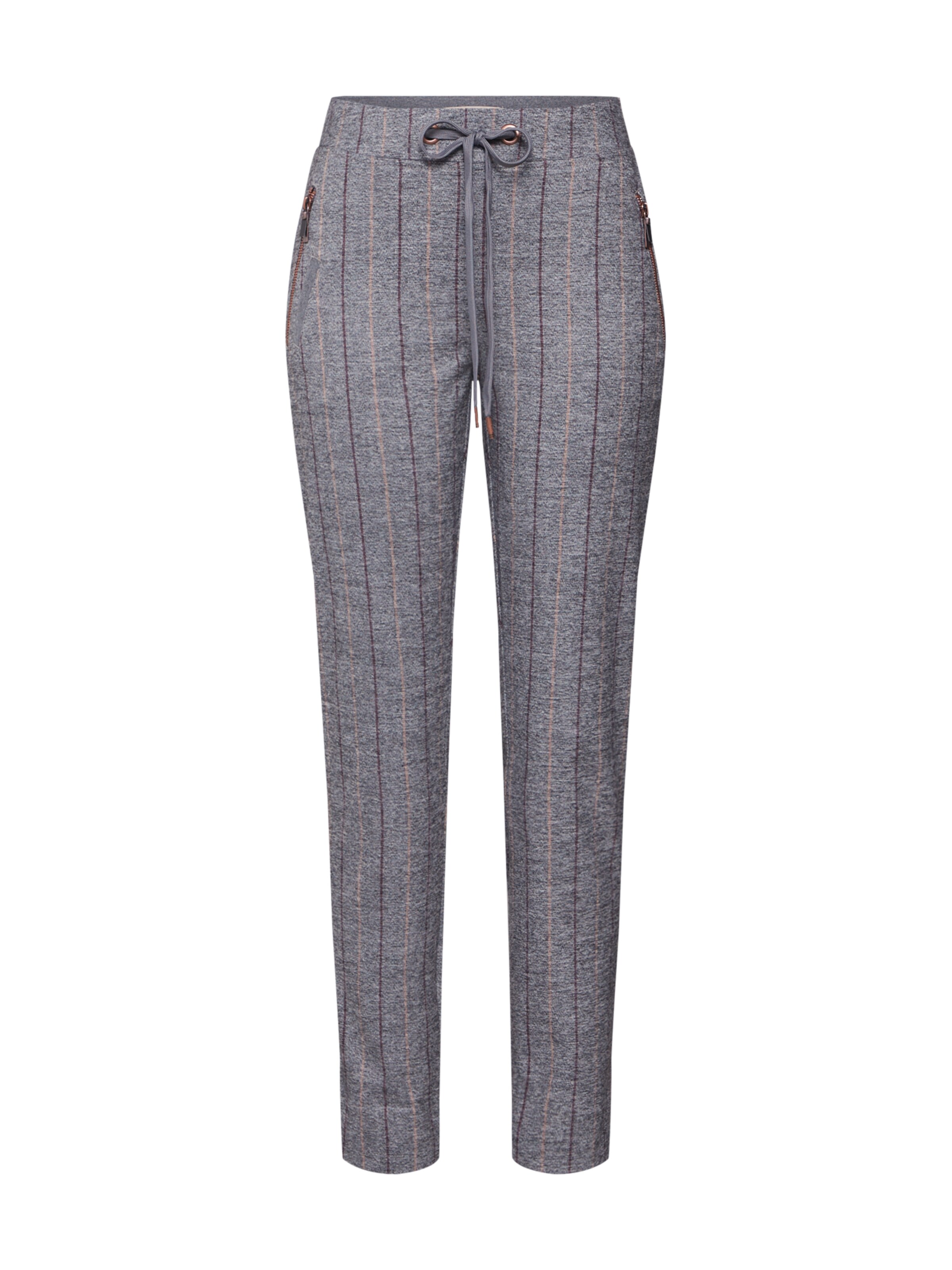 MOS MOSH - Broek 'Levon Capri Pant' in de kleur Donkergrijs