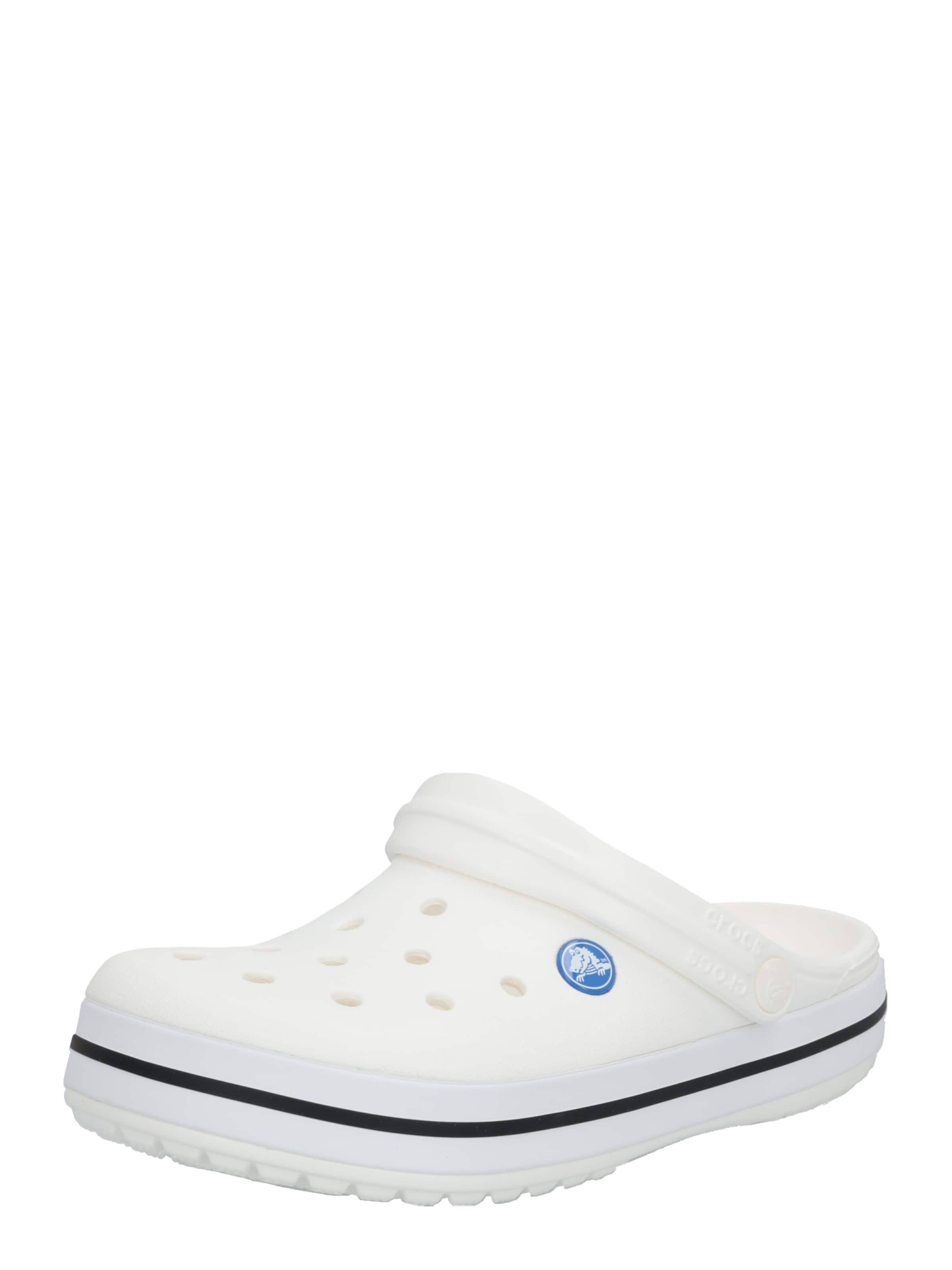 Crocs Σαμπό 'Crocband' σε λευκό: μπροστά