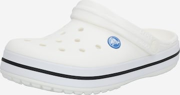 Crocs Muiltjes 'Crocband' in Wit: voorkant