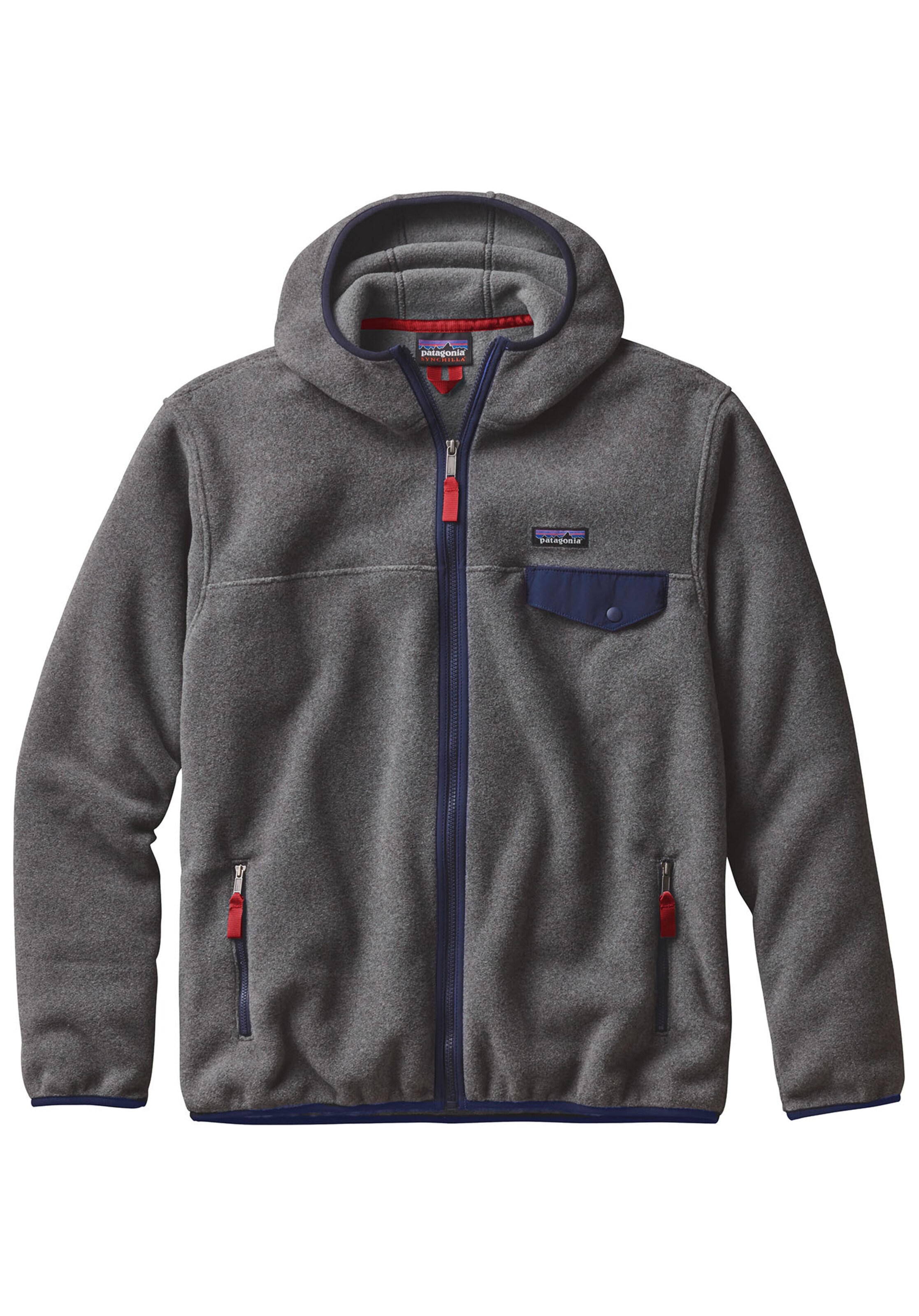 PATAGONIA - Funktionele fleece-jas 'LW Synch Snap-T' in de kleur Antraciet