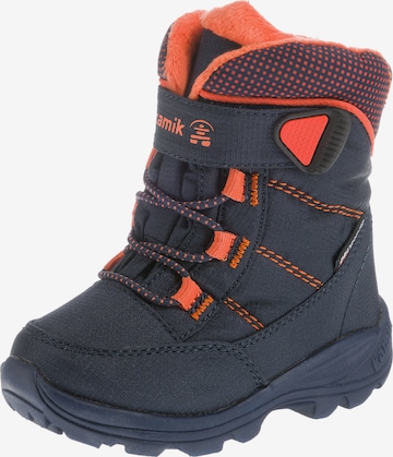Kamik Boots 'Stance' in Blue: front