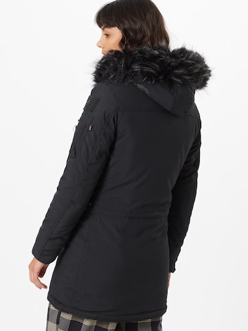 ALPHA INDUSTRIES - Parka de inverno 'Polar' em preto