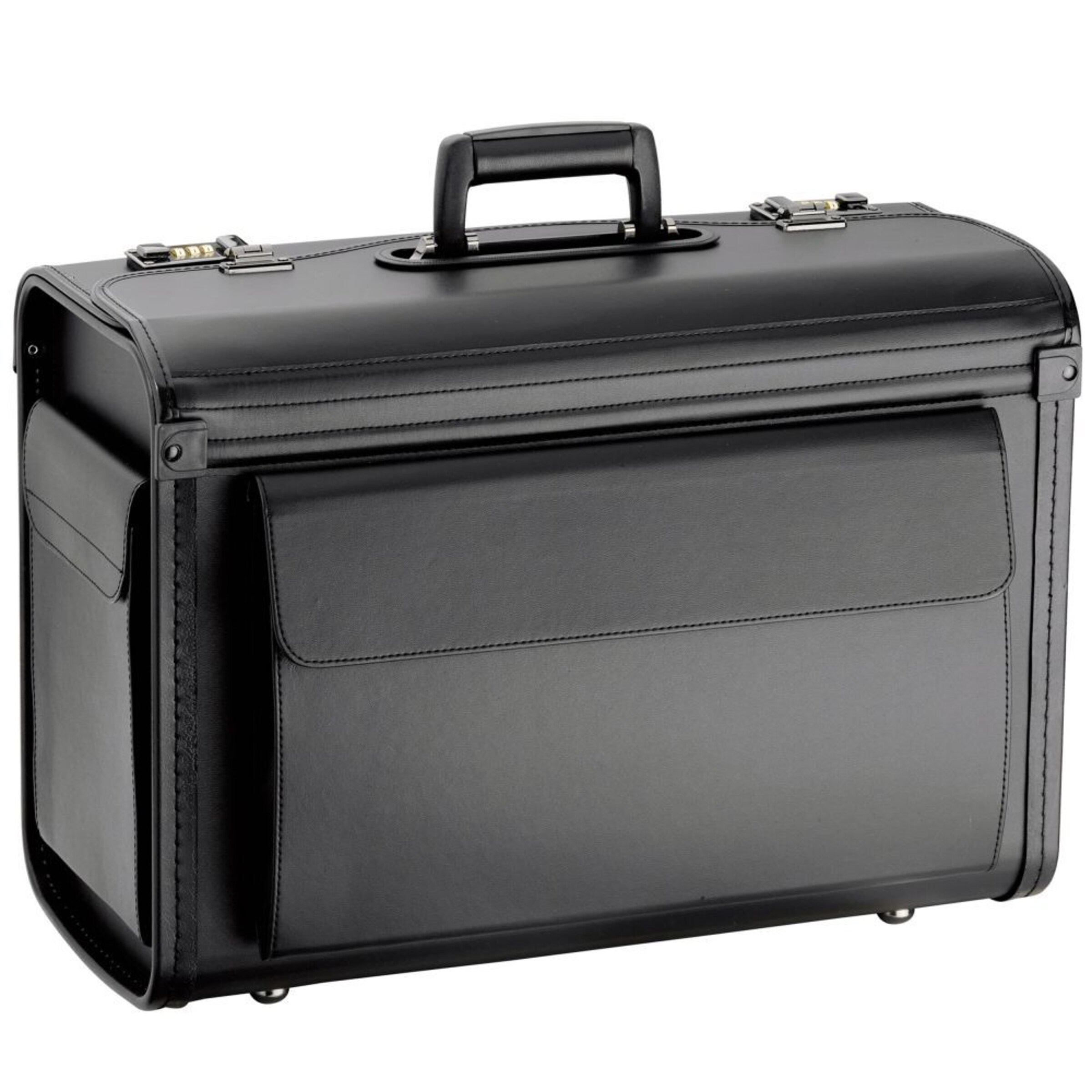 D&N Pilot Case in Black: front
