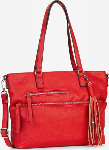 TAMARIS Shopper táska 'Adele' - piros