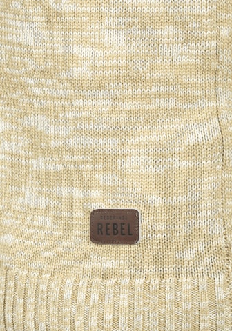 Redefined Rebel Gebreid vest 'Miles' in Beige