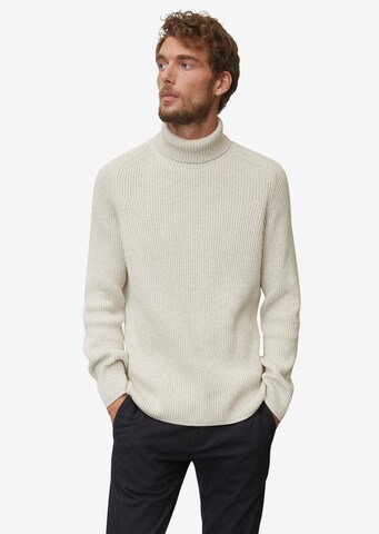 Pull-over Marc O'Polo en beige : devant