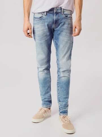 G-STAR - Skinny Vaquero en azul: frente