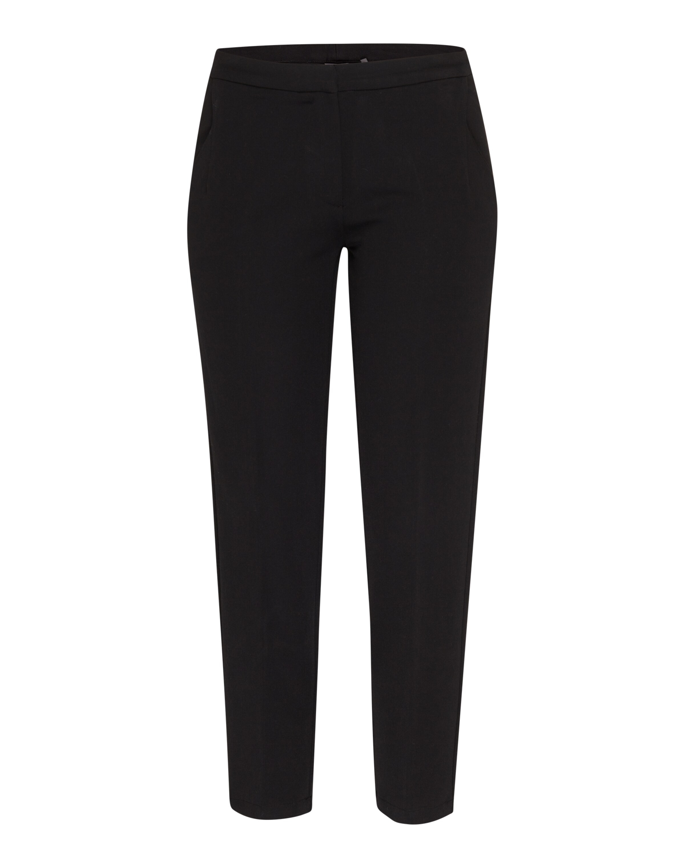 minimum - Bandplooibroek 'Halle' in de kleur Zwart