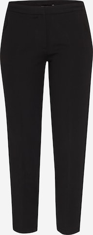 minimum Regular Pleat-Front Pants 'Halle' in Black: front