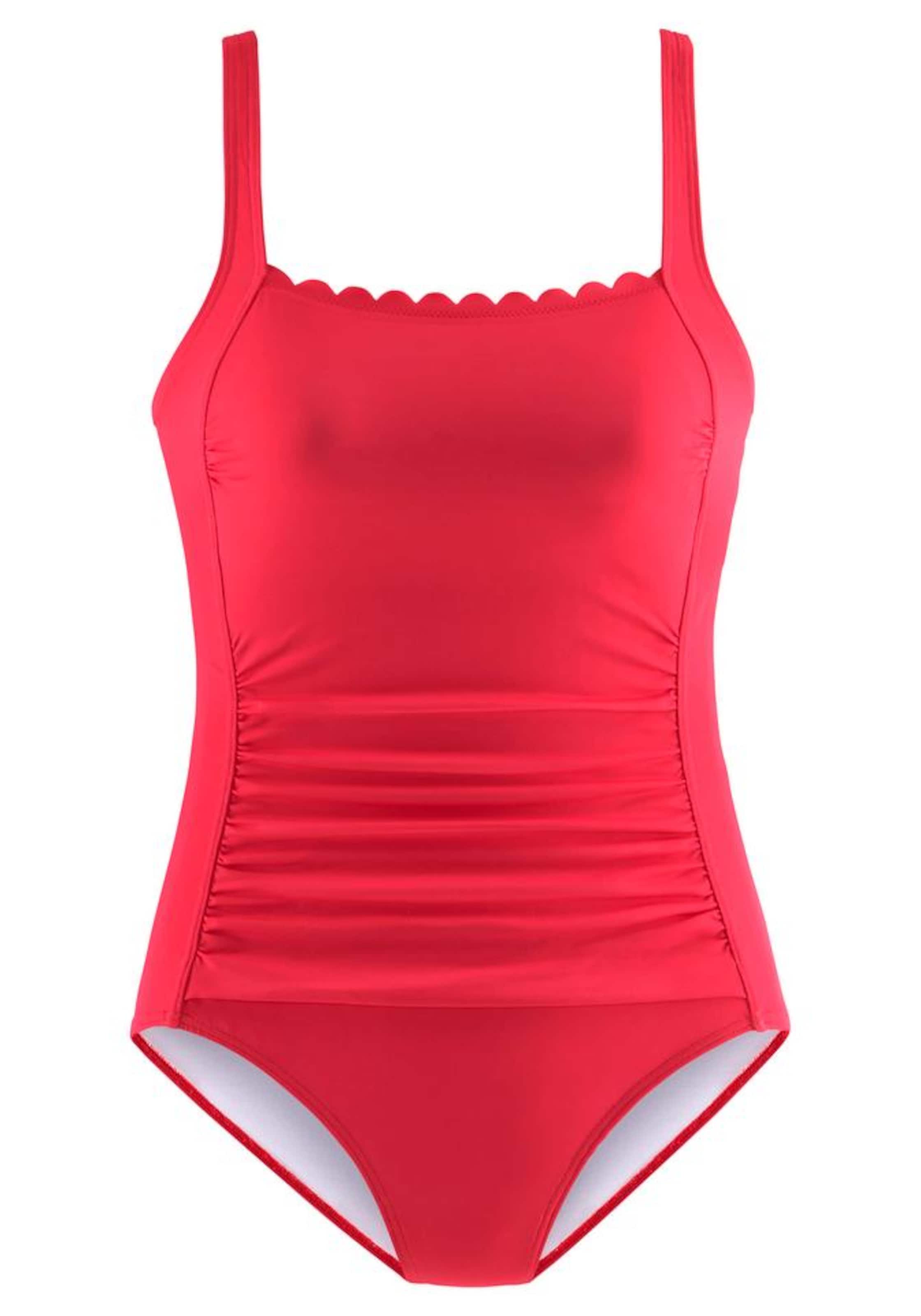 LASCANA Enodelne kopalke | rdeča barva: sprednja stran