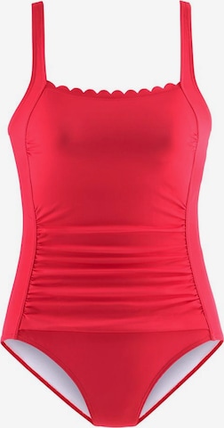 LASCANA Swimsuit in Red: front
