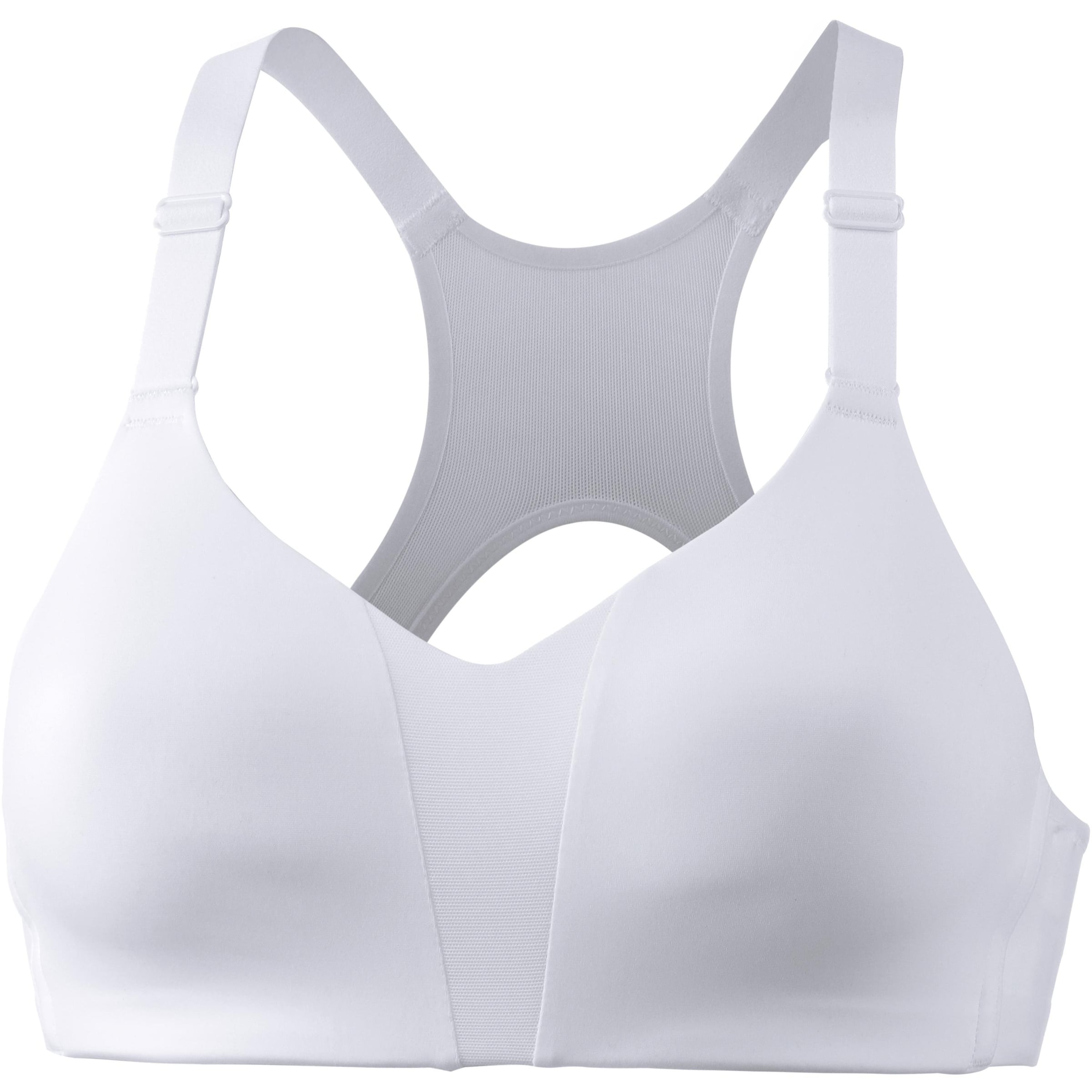 NIKE Õlapaelteta topp Spordirinnahoidja 'Rival', värv valge