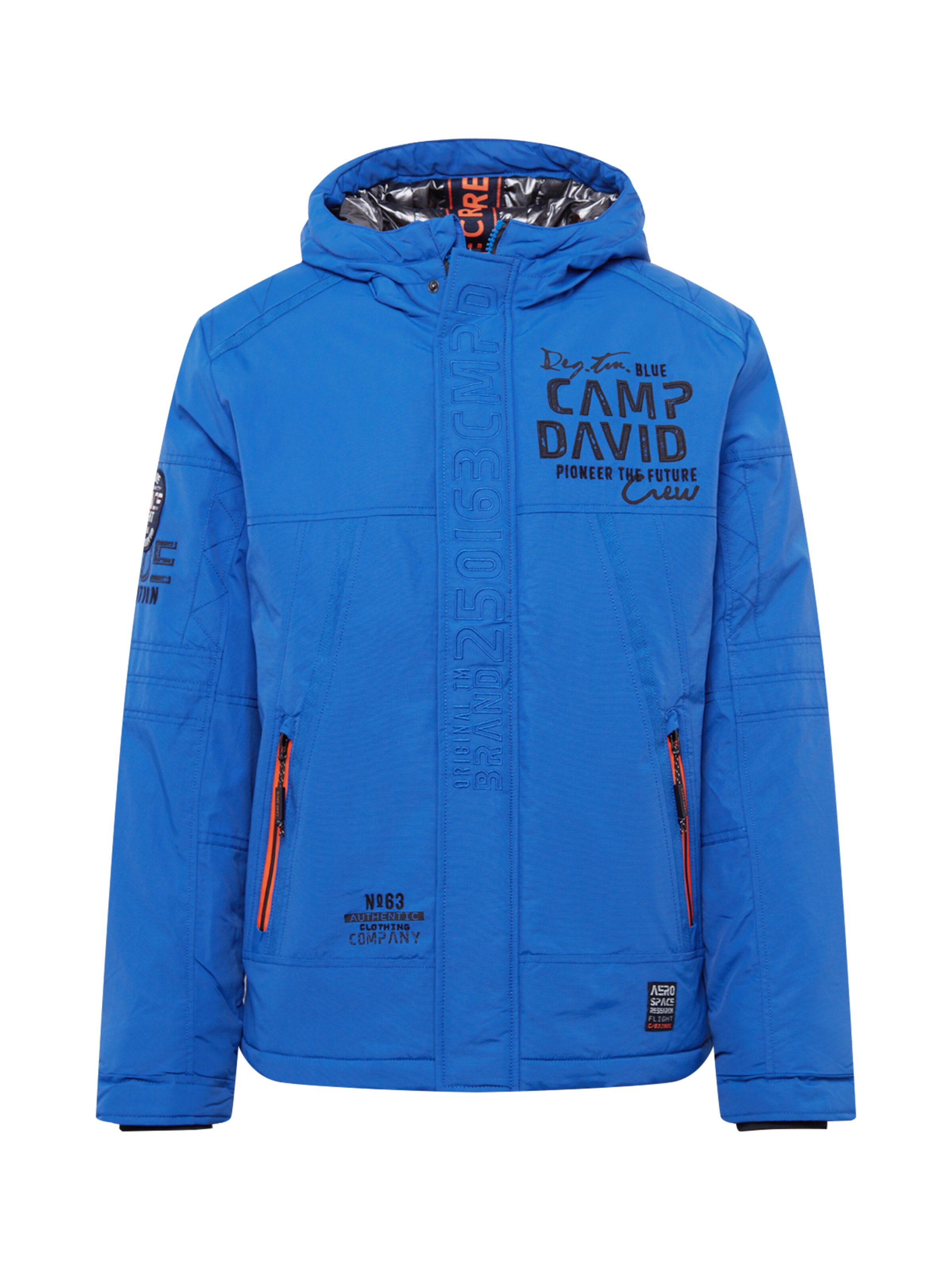 CAMP DAVID - Tussenjas in de kleur Blauw