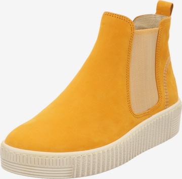 GABOR Chelsea Boots in Yellow: front