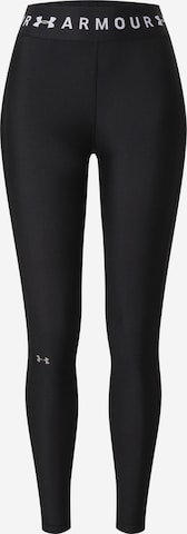 UNDER ARMOUR Skinny Sportsbukse i svart: forside