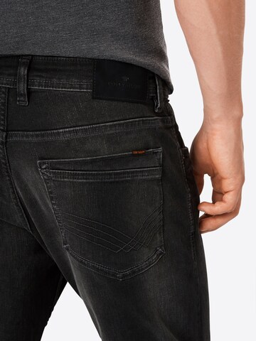 TOM TAILOR Regular Jeans 'JOSH' in Zwart