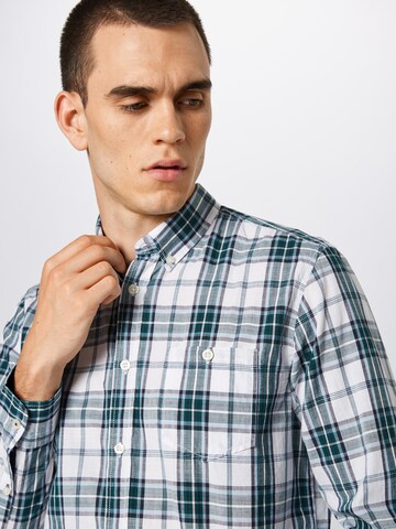 Coupe regular Chemise TOM TAILOR en vert