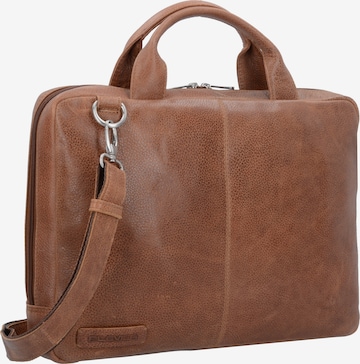 Plevier Document Bag 'Simplicity' in Brown