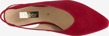 GABOR Slingpumps in Rood