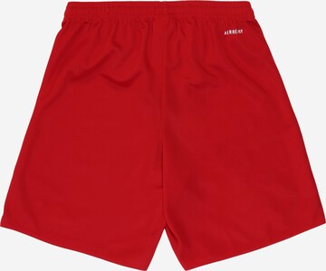 ADIDAS PERFORMANCE Regular Workout Pants 'Parma 16' in Red