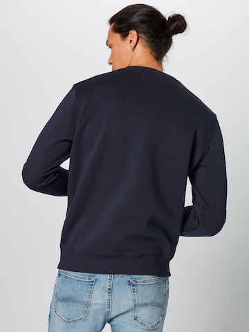 Sweat-shirt ALPHA INDUSTRIES en bleu : derrière