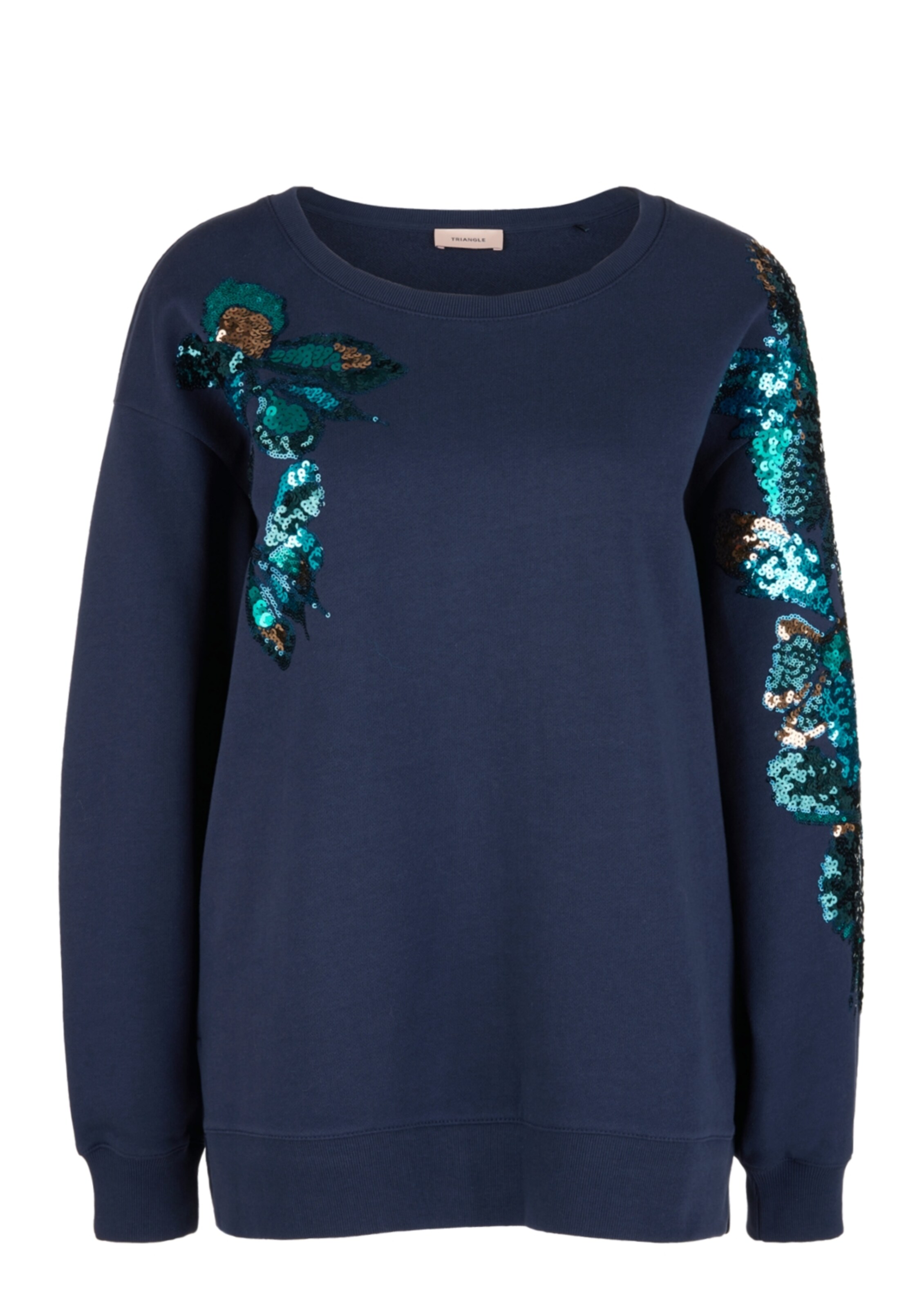 TRIANGLE - Sweatshirt in de kleur Aqua