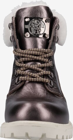 Darkwood Lace-Up Ankle Boots in Grey