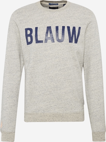 SCOTCH & SODA Sweatshirt 'Ams Blauw Classic' in Grau: predná strana