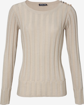 Pull-over heine en beige : devant