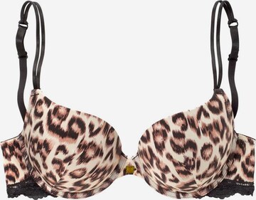 Push-up Reggiseno di JETTE in beige: frontale