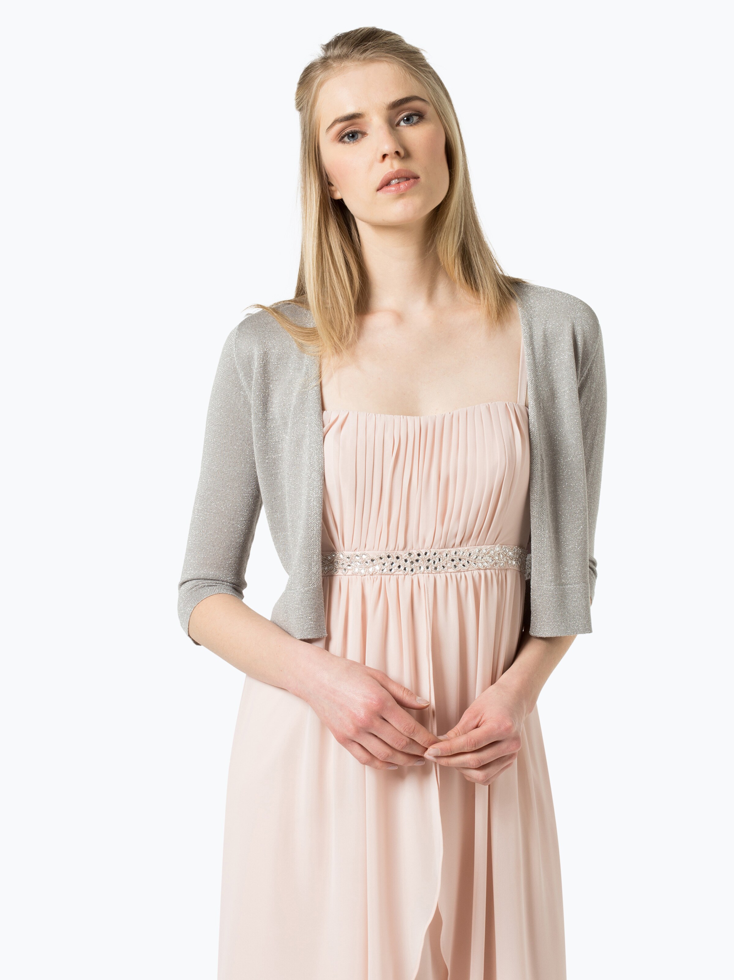 Marie Lund Bolero in Grey: front