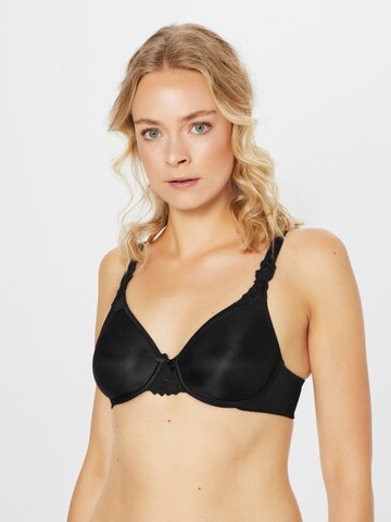 Chantelle T-shirt Bra 'Hedona' in Black: front