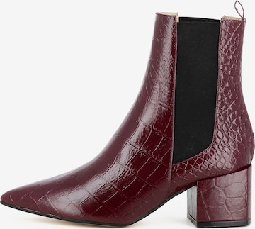 EVITA Chelsea Boots in Red