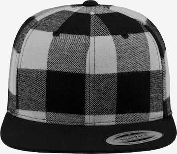 Cappello da baseball 'CHECKED FLANELL' di Flexfit in grigio