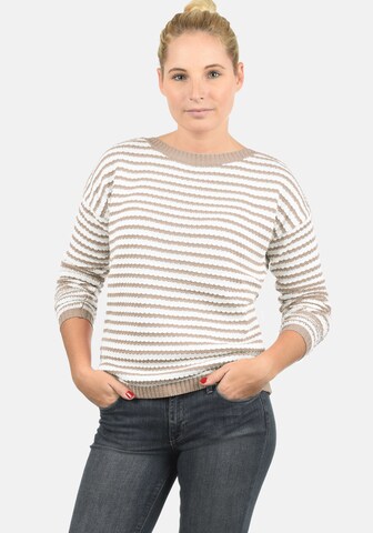 DESIRES Sweater 'Hilde' in Brown: front