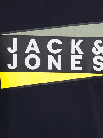 JACK & JONES Rovný strih Tričko - Modrá: predná strana