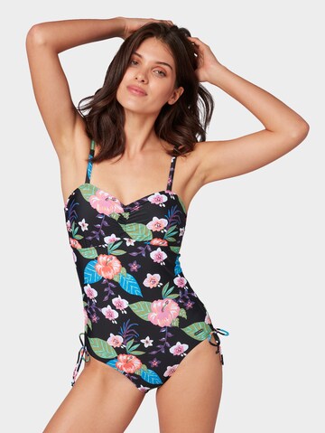 TOM TAILOR Swimsuit in Mixed colors: front