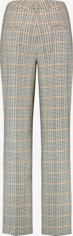 GERRY WEBER Wide leg Pleat-Front Pants in Beige: front