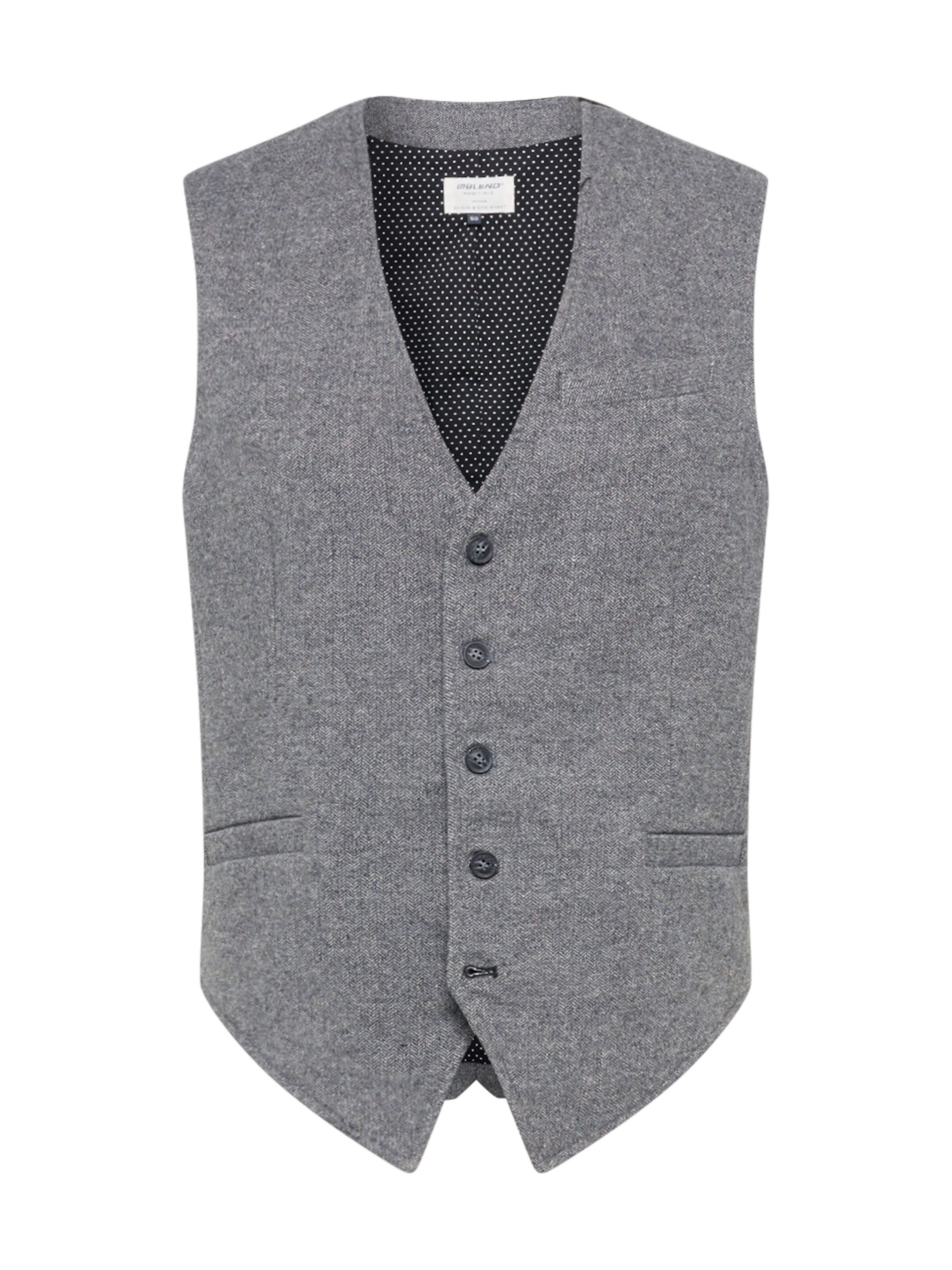 BLEND - Gilet 'Ambitious' in de kleur Grijs