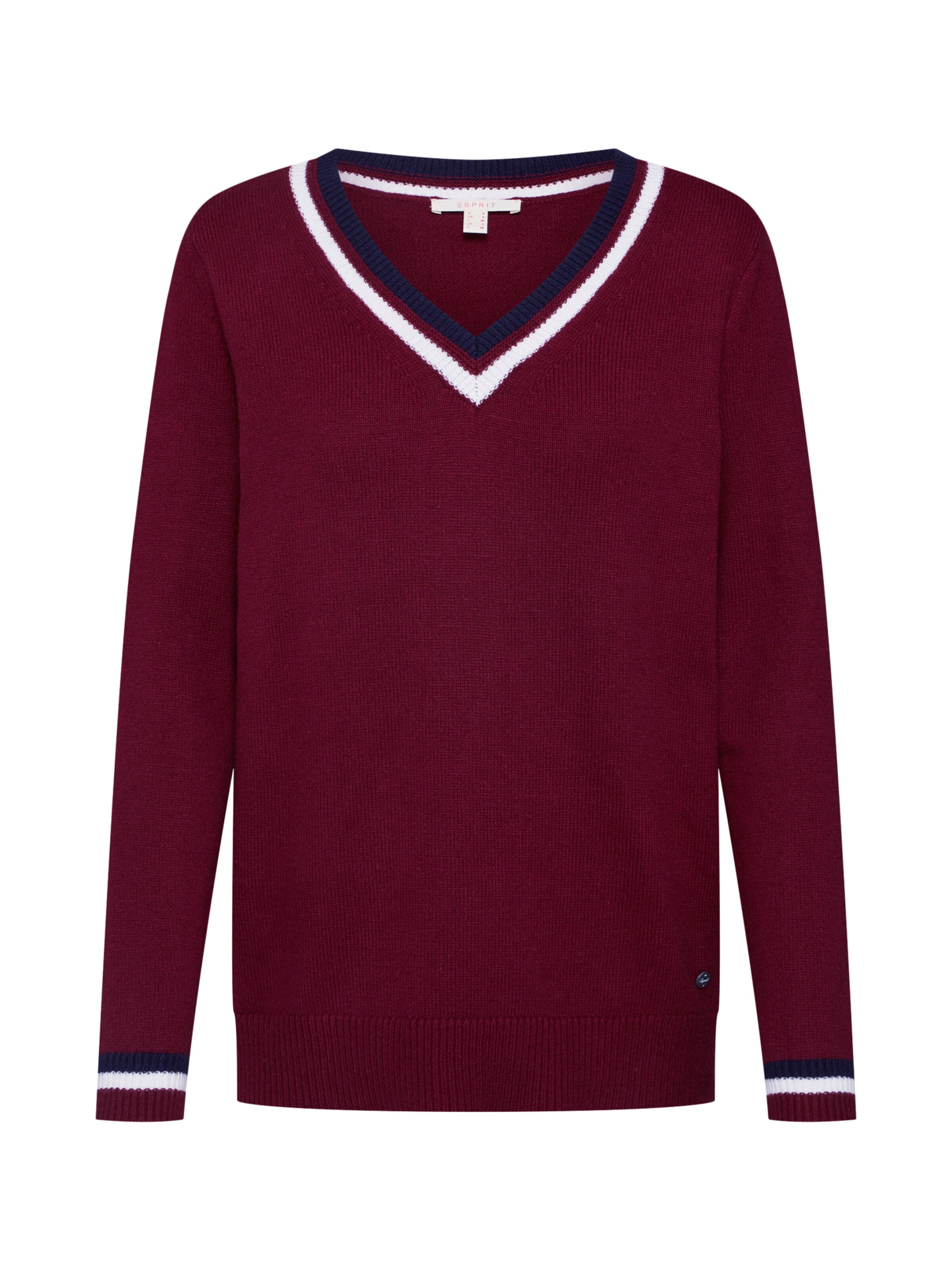 ESPRIT - Trui in de kleur Wijnrood