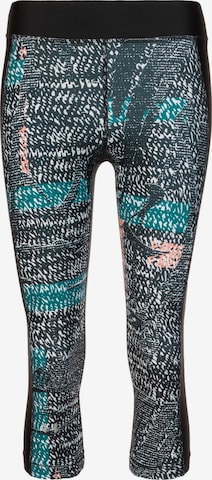 UNDER ARMOUR Skinny Sportbroek in Zwart: voorkant