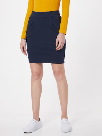ICHI Rock 'Kate' in Blau: Vorderseite