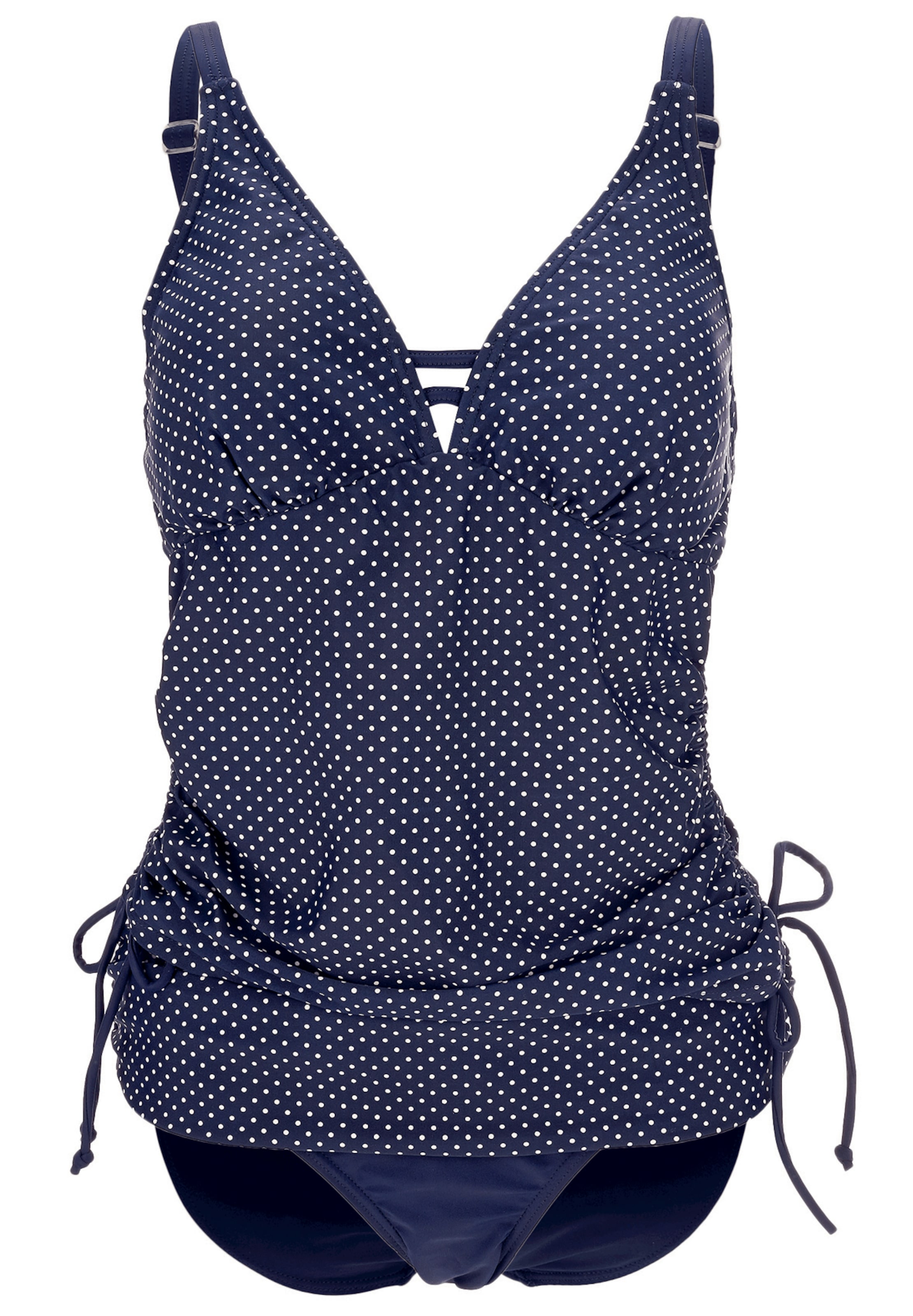 petit amour - Bustier Tankini 'AVA' en azul: frente