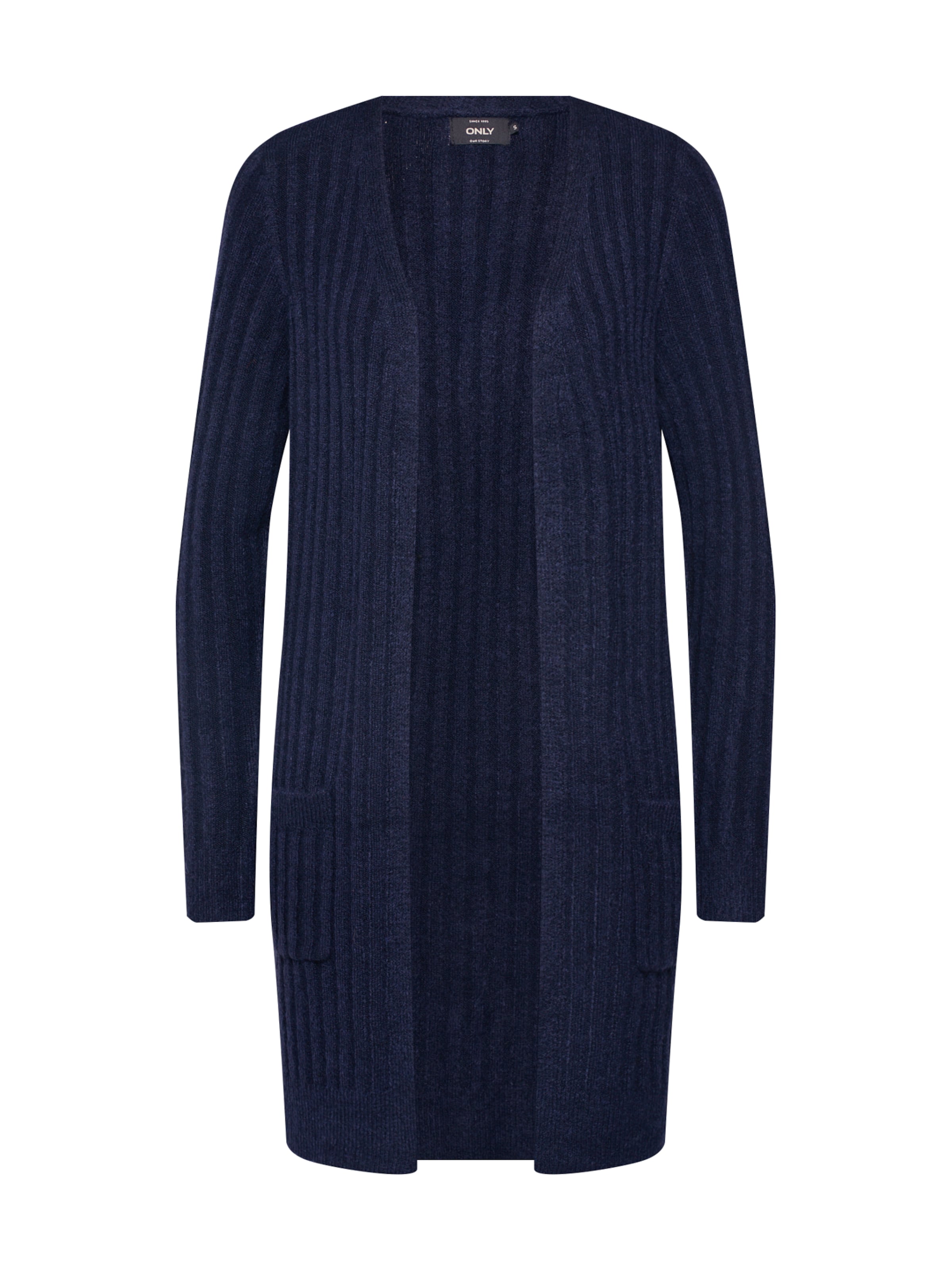 ONLY - Gebreid vest 'NEW MIRAMAR L/S CARDIGAN GE KNT' in de kleur Nachtblauw