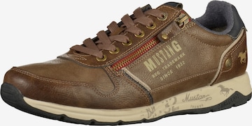 MUSTANG Sneakers in Brown: front