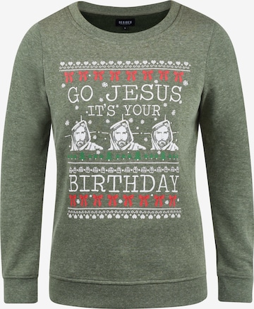 DESIRES Sweatshirt 'Christi' in Green: front